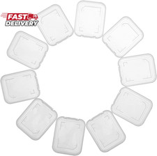 Transparent Standard SD SDHC Memory Card Case Holder Box Storage Boxes Pack of