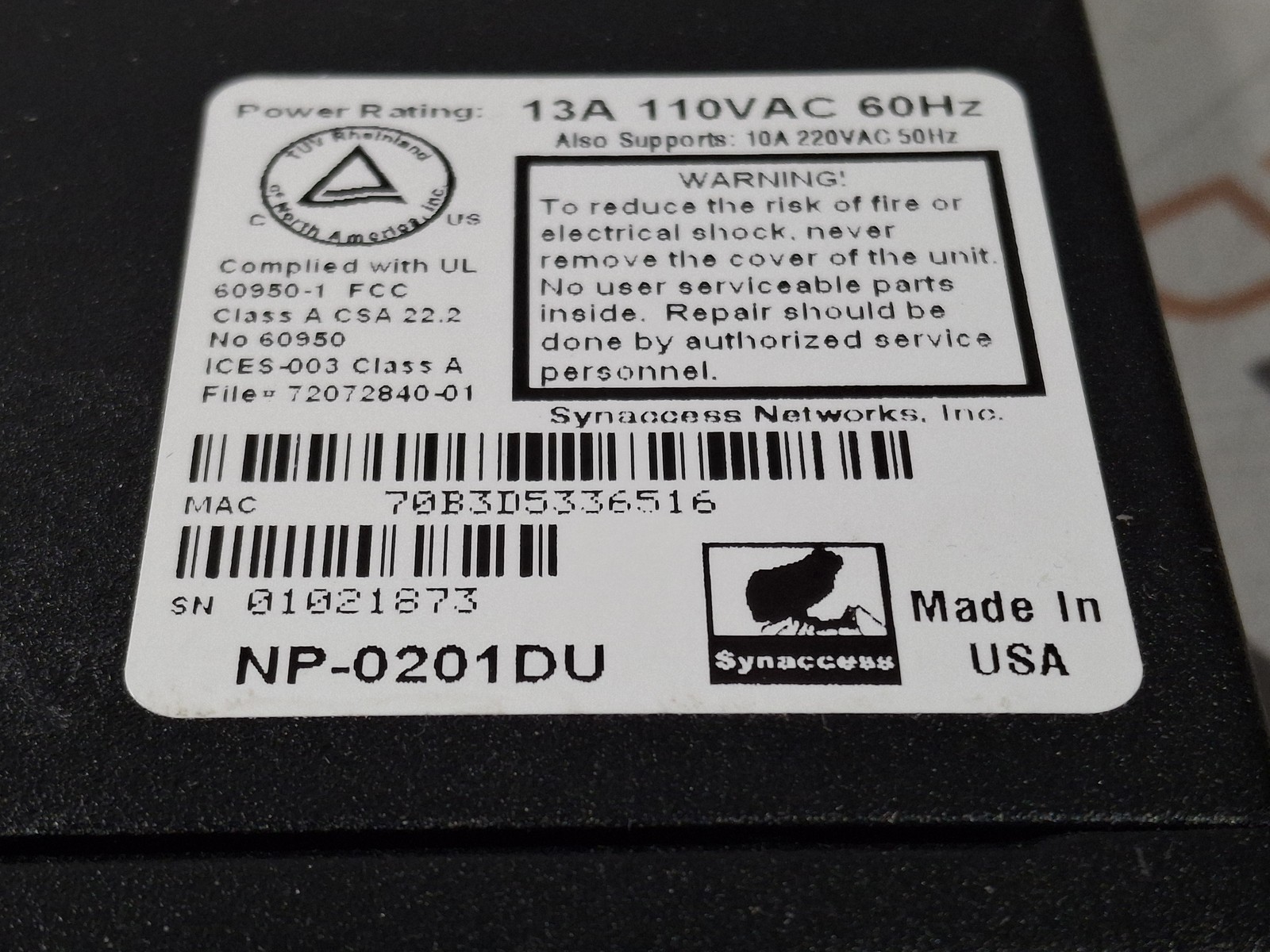 Synaccess netBooter Power Distribution Unit