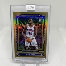2024-25 Panini One And One Adem Bona #125 Rookie RC GOLD /10