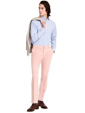 Tommy Hilfiger Mens Modern fit Dress Pants 30 / 30 Pink Solid Stretch