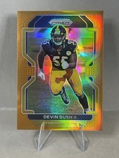 🔥Panini Prizm Devin Bush II Orange Prizm #257 /249 Pittsburgh Steelers