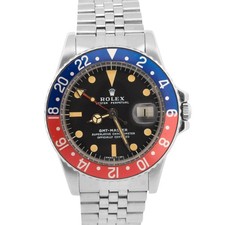 1978 Rolex GMT-Master 1675 5.15x Patina Pepsi Jubilee MK2 40mm Box Papers TWA