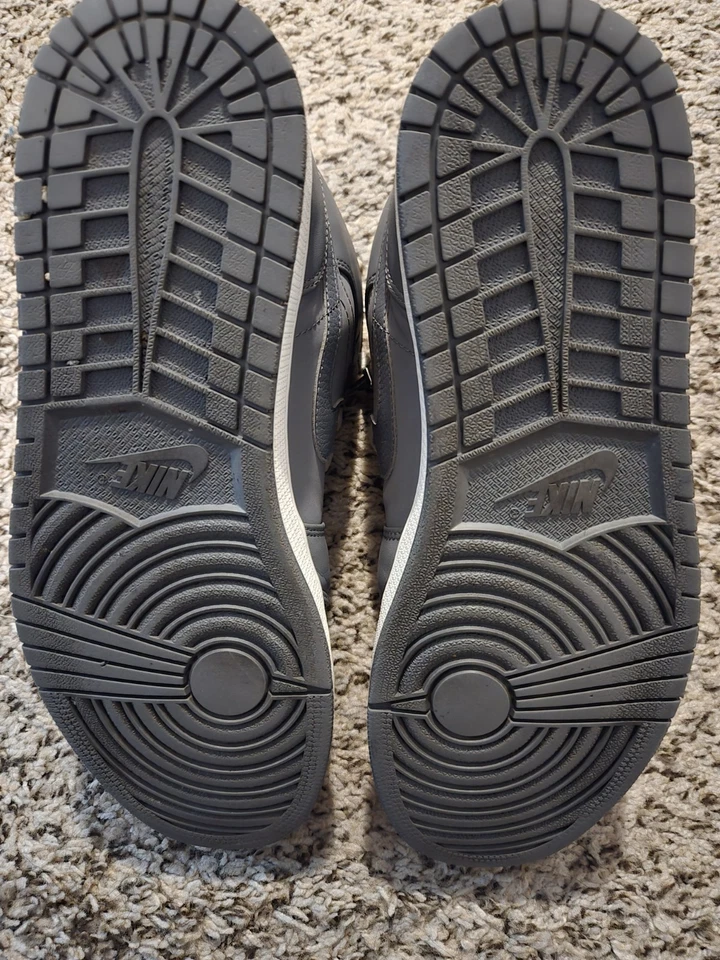 Nike Air Jordan 1 Mid Cool Grey/white Mens Size 12 - Image 4 of 4