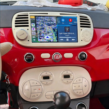 7" 4+64GB Android 15 Car Radio for Fiat 500 2007-2015 Wireless Carpaly Stereo