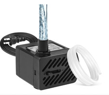 50GPH 3W Small Submersible Water Pump Mini Fountain Pump Ultra Quiet for Aquariu
