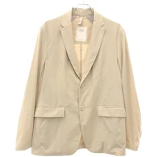 DUNO Super Stretch Nylon Solid Shirring Jacket & Pants Set Up Greige Used MESC-0