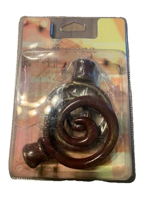 Paire D’Embouts Crosse Pour Tringle À Rideau En Fer Forgé- Diamètre 20mm - Photo 1/2