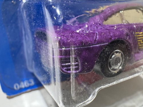 1990 Hot Wheels Porsche 959 Purple #179 New Paint Style BW Wheels Blue Card - Picture 6 of 8