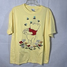 New With Tags Official Disney Winnie The Pooh Embroidered Graphic Tshirt Size XL