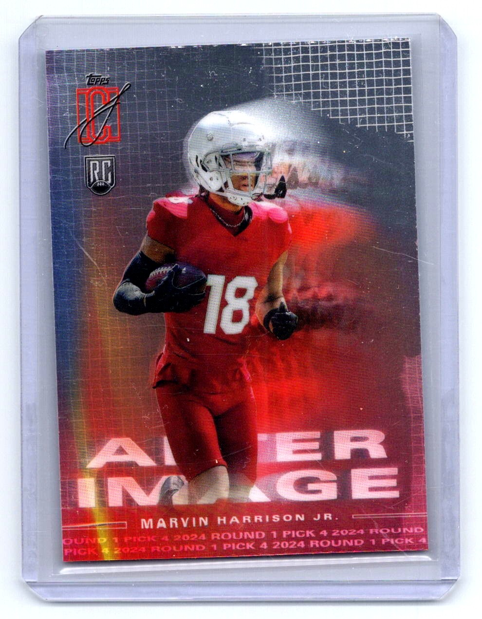 2024 Topps Signature Class #AI-18 Marvin Harrison Jr. After Image