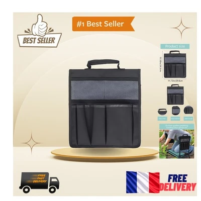 Trousse à Outils de Jardin Pliable - Rangement Optimal avec Poches Multiples - Photo 1/4