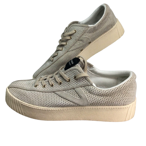 Vintage Trenton Nylite Bold Damen grau Low-Top Sneaker Y2K Schuhgröße 10