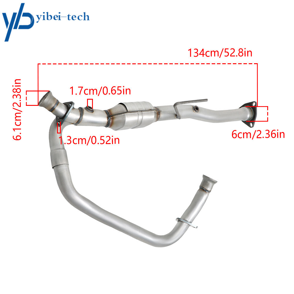 Y Pipe Catalytic Converter For 1996 1997 1998 1999 Chevrolet Astro