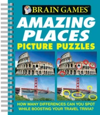 Brain Games: Amazing Places Picture Puzzles (Brain Games (Unnumbered)) - GOOD