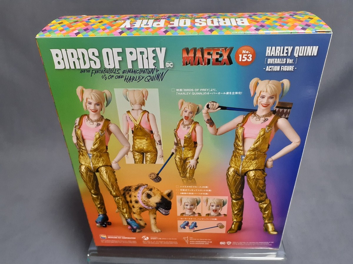 Mafex No.153 MAFEX HARLEY QUINN (OVERALLS Ver.) JAPAN NEW