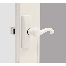 LARSON Certified Storm Door Georgian Lever (White)