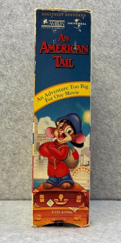 FIEVEL An American Tail & Fievel Goes West VHS 2 Tape Set Movie Family Vintage - Picture 11 of 16