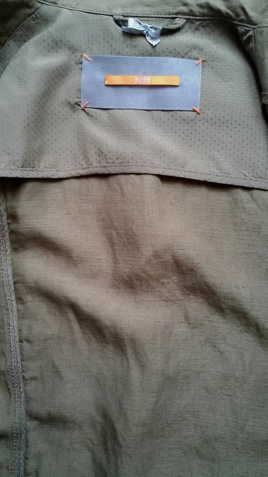 Boss Orange jacket women's size 12UK - linen & lyocell, part lined - Image 4 of 4