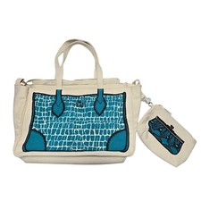 Jill Martin TPM The Martin Project Canvas Tote Graphic Print Purse Carry-All