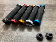 Pair of mountain road bike bicycle handlebar ergonomic anti-skid rubber grips