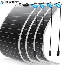 100W 300W 400W/1000W Watt Flexible Solar Panel 12V Mono Home RV Camp Charging US