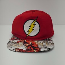 The Flash DC Comics Embroidered Youth Baseball Hat Snap-Back