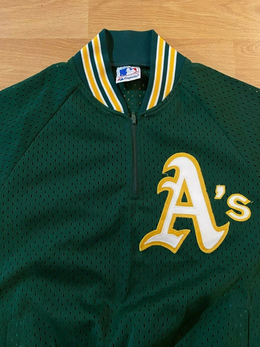 80's Oakland Athletics A's Authentic Majestic MLB BP Jersey Size