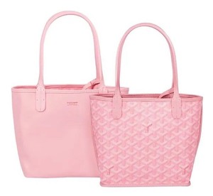 goyard tote pink