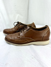 Nunn Bush Mens BROWN Leather Dress Shoes Comfort Gel Lace Up Oxfords Size 9.5 M