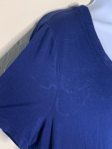 Pijama SOMA para mujer cuello redondo manga corta XL azul marino - Imagen 4 de 6