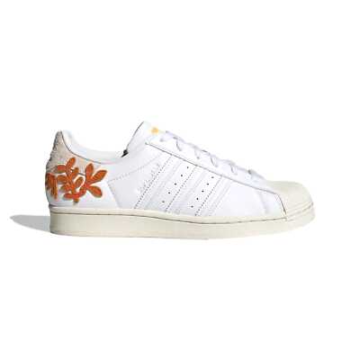 Adidas Superstar Cloud White/Flash Orange/Solar Red GZ0865 Women's Size 5.5