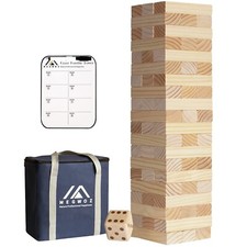 Giant Tumble Tower Family Games for Kids and Adults 60 Blocks New Zealand Pin...