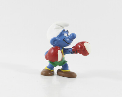 Schlumpf Schlümpfe === 2.0419 == Boxer Schleich boxing smurf