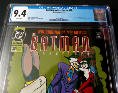 DC THE BATMAN ADVENTURES No. 28 (1995) Joker & Harley Quinn! CGC
