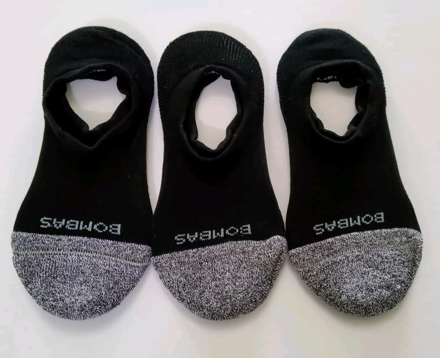 Bombas No Show Socks Lot Of 3 Pairs Size M