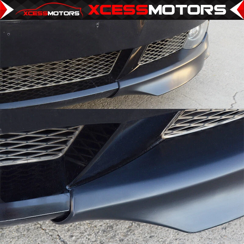 Fits 07-10 BMW E92 328i 335i Pre-LCI OE Style Front Bumper Lip Chin Splitters PP - Изображение 4 из 4
