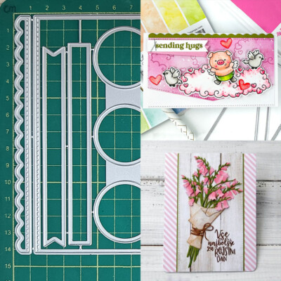 Frame Metal Cutting Dies Scrapbooking Paper Crafts Embossing Stencils Template