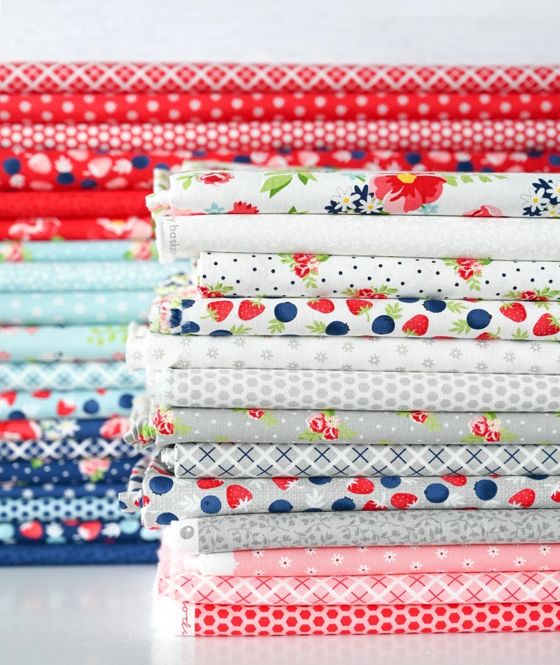 Berry Basket Fat Quarter Bundle by April Rosenthal for Moda Fabrics - Image 3 of 3