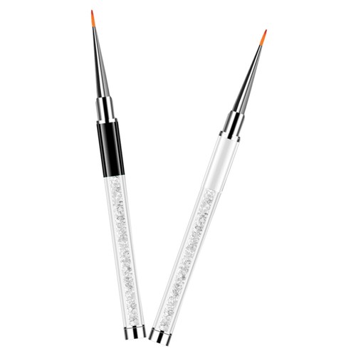 2 Pcs Nail Art Flower Pen Design Tool Doodle Pens Creative Manicure Painting - Afbeelding 2 van 12