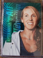 2023 Skybox Metal Universe Alyssa Nakken All-Millennium Aqua Parallel #109