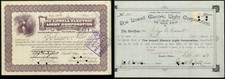 Set/Lot: 2 x The Lowell Electric Light Corporation, 1889 und 1927