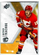 2021-22 Upper Deck SPx Base Card Matthew Tkachuk #d066/299 #18 Flames