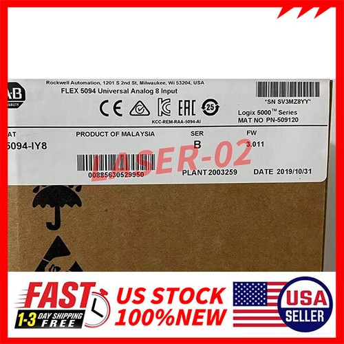 5094-IY8 /B Flex 5000 Analog Input Module New Sealed Allen Bradley Free Shipping - Picture 3 of 5