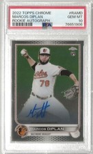 2022 Topps Chrome Rookie Autograph #RAMD Marcos Diplan RC  PSA 10
