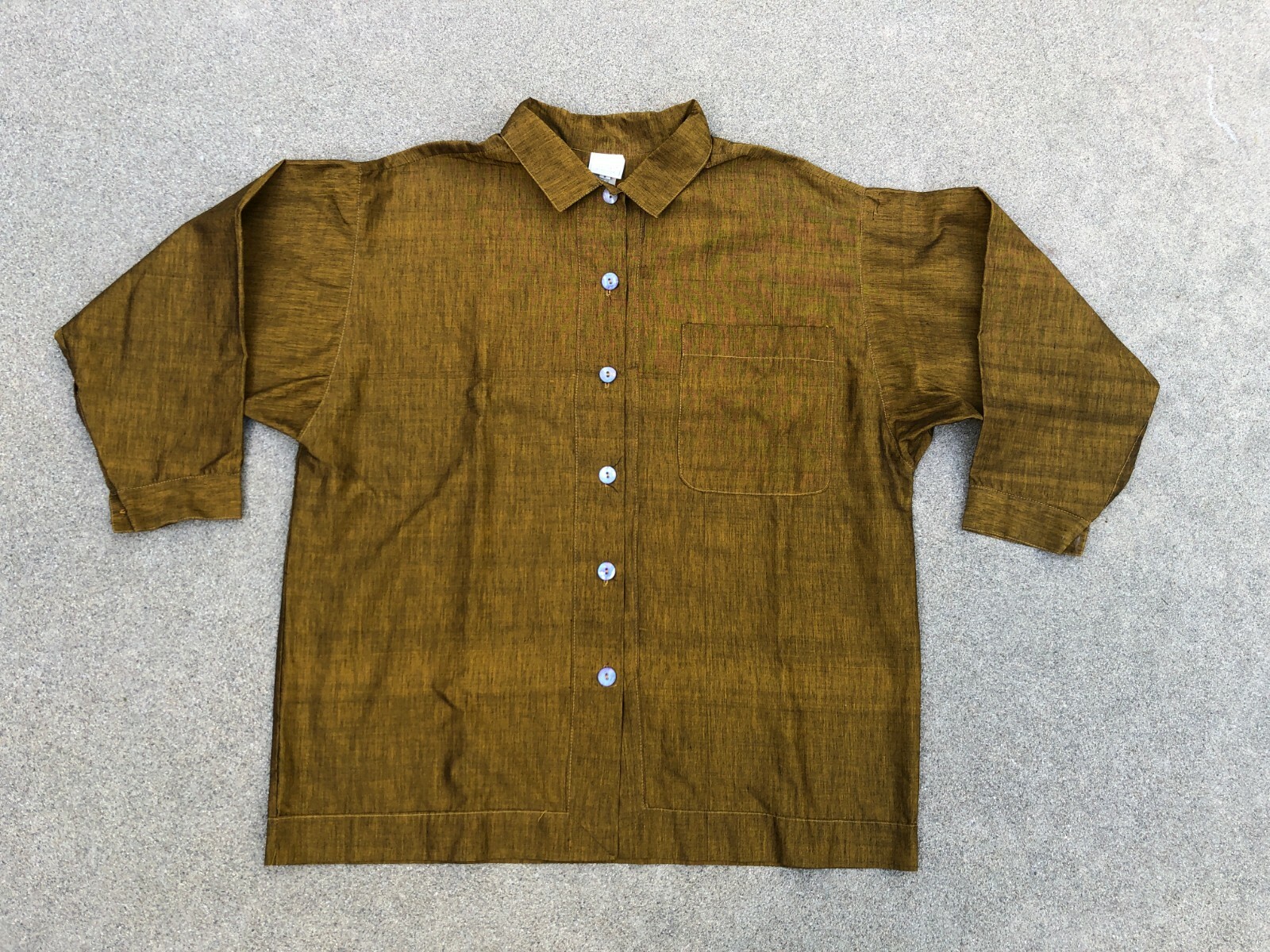 FILA Camicia tunica donna Carolyn Row Design Australia cotone con bottoni Large