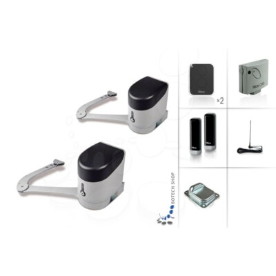 Set Drehtorantrieb NICE HYKE mit Hebelarm für 2-flgl. Tore
