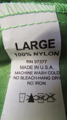 Fit 2 Win Womens Nylon Drawstring Athletic Shorts-Large-Lime Green -USA (G 61) - Picture 4 of 4
