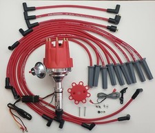 Buick Nailhead 400 401 425 Small Red Cap Hei Distributor 8.5mm Plug Wires Usa