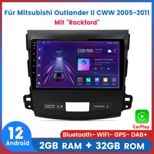 Für Mitsubishi Outlander II CWW 2005-2011 Carplay Autoradio GPS NAVI DAB+ 2+32GB