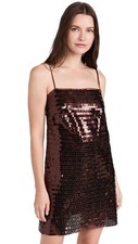 ASTR the label Women's Porsche Dress, Brown, XL